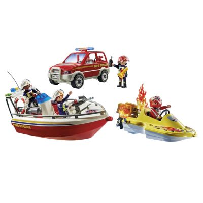 Playmobil - Misiunea pompierilor pe apa ARTPM71569