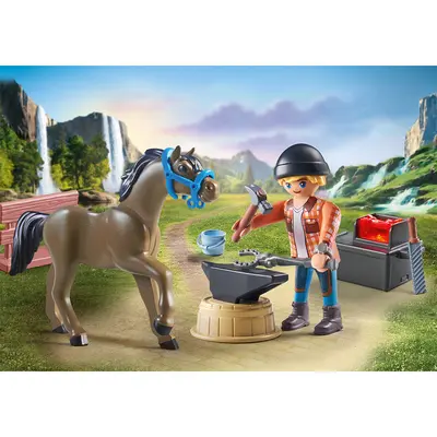 Playmobil - Potcovar Cu Calut ARTPM71357