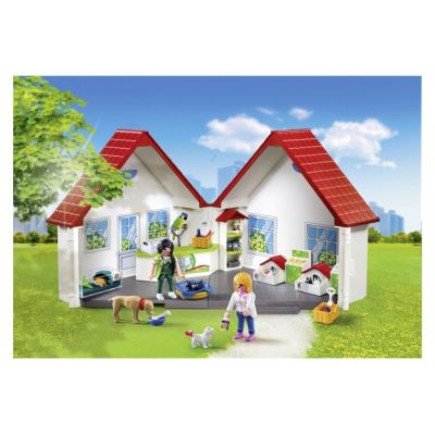 Playmobil - Set portabil clinica veterinara ARTPM71396