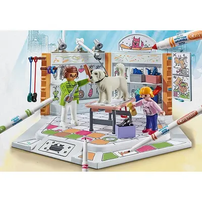 Playmobil Color salon pentru caini ARTPM71514