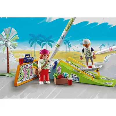Playmobil Color skate parc ARTPM71515