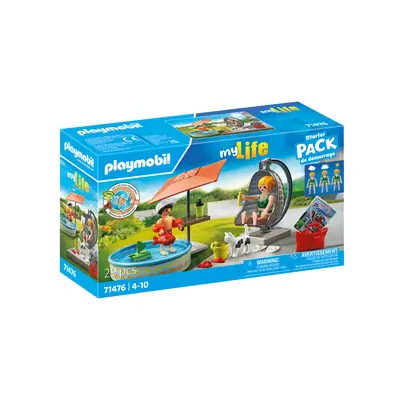Playmobil-DISCTRACTIE LA PISCINA IN CURTE ARTPM71476