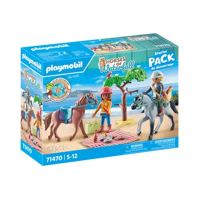 Playmobil-DRUMETIE LA PLAJA CU CAII AMELIA SI BEN ARTPM71470