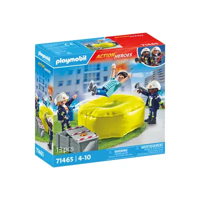 Playmobil-POMPIER CU SALTEA DE AER ARTPM71465