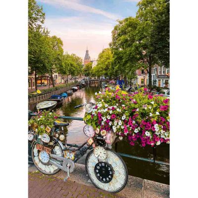 Ravensburger - Puzzle bicicleta in Amsterdam 1000 piese ARTRVSPA00780