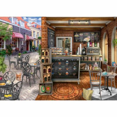 Ravensburger - Puzzle cafenea pitoreasca 1000 piese design nou ARTRVSPA00541