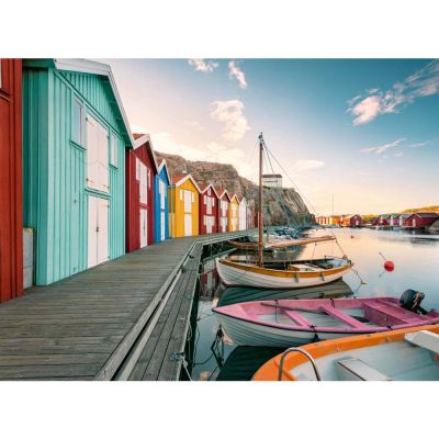 Ravensburger - Puzzle casute de barci 500 piese ARTRVSPA00847