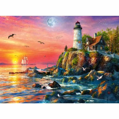 Ravensburger - Puzzle far la apus 500 piese design nou ARTRVSPA00217