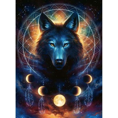 Ravensburger - Puzzle lup 500 piese lumineaza in intuneric design nou ARTRVSPA00442