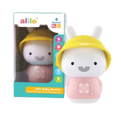 Alilo Baby Bunny - Iepuras interactiv cu povesti si cantece, roz, RO/EN BKFG9S+Pink
