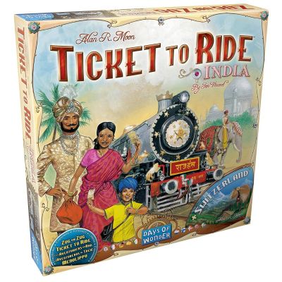 Joc de societate Ticket to Ride Map Collection India & Swiss, extensie, limba engleza BKF720114