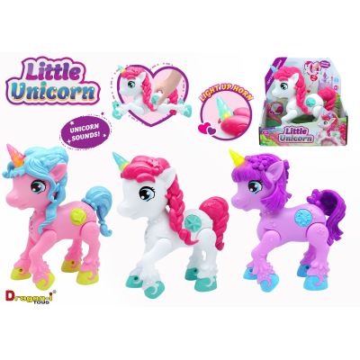 Mighty Megasaur - Unicorn Junior cu lumini si sunete, diverse culori BKF16970
