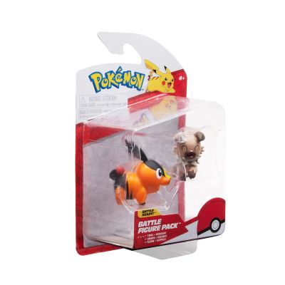 Pokemon - Set 2 figurine de actiune, (Tepig & Rockruff) S14 BKFPKW3001