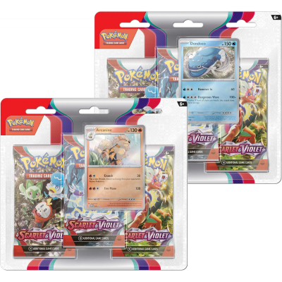 Pokemon TCG: SV01 - 3 Blister Booster BKFPCI85328