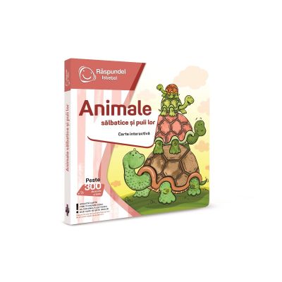 Raspundel Istetel, carte Animale salbatice si puii lor BKF63119