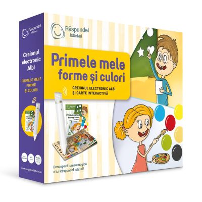 Pachet Raspundel Istetel, creion si carte Primele mele forme si culori BKF22514