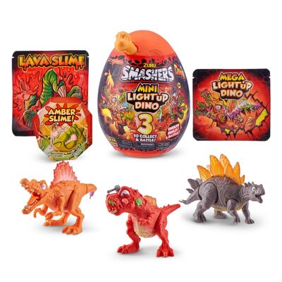 Smashers - Mini Ou surpriza, Dino Light-Up BKF7473