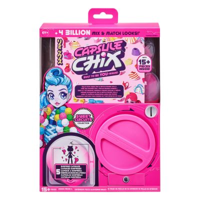 Capsule Chix - Pachet cu 5 capsule surpriza, Papusi articulate colectia Sweet Circuits BKF59200