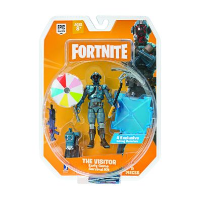 Fortnite - Figurina cu accesorii, Early Game Survival Kit B The Visitor BKFFNT0107
