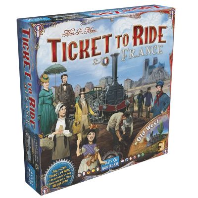 Joc de societate Ticket to Ride Map Collection France & Old West, extensie, limba engleza BKF720128