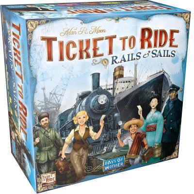 Joc de societate Ticket to Ride Rails & Sails, limba engleza BKF720026