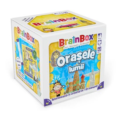 Joc educativ BrainBox Orasele lumii BKFG114044
