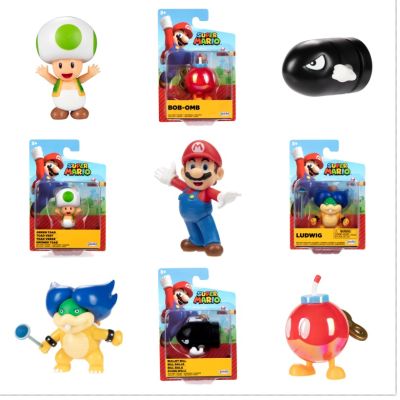 Nintendo Mario - Figurina articulata, 6 cm, Seria 31 BKF409894