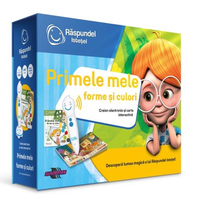 Pachet Raspundel Istetel, creion si carte Primele mele forme si culori BKF22514