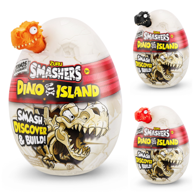 Smashers - Mini Ou surpriza cu 6 accesorii, Dino Island BKF7495