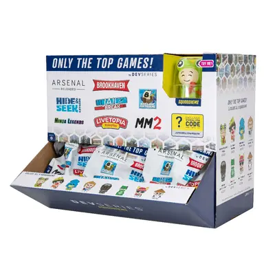 Roblox - Dev Series, Jucarie Squooshems surpriza, diverse modele (cod Roblox inclus) BKFCRS0022