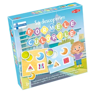 Joc educativ Sa descoperim Formele si culorile BKF59136