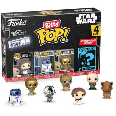 Funko Bitty POP: Star Wars- Leia 4PK BKF71512