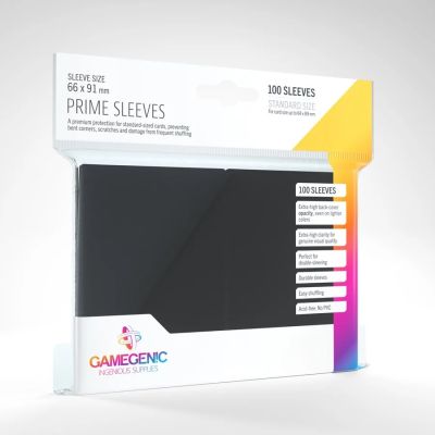 Gamegenic Sleeves - Folie protectie carti, negru BKFGGS10018ML