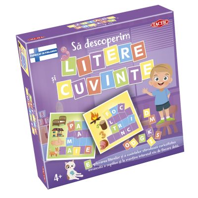 Joc educativ Sa descoperim Litere si cuvinte BKF59135