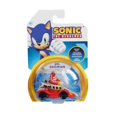Nintendo Sonic - Vehicul din metal cu figurina 1:64, Eggman, S5 BKF40923