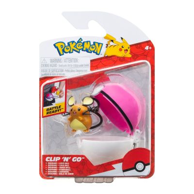 Pokemon - Set 2 figurine Clip n Go, (Dedenne & Love Ball) S15 BKFPKW3138