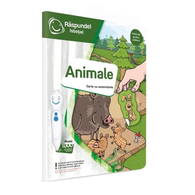 Raspundel Istetel, carte cu autocolante, Animale BKF63120