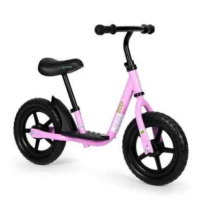 Bicicleta fara pedale cu platforma si roti din spuma eva ecotoys jt-bb-05 - roz edeedijt-bb-05roz