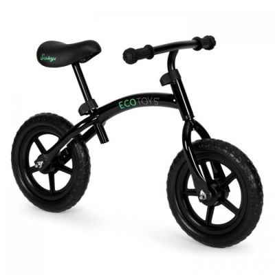 Bicicleta fara pedale cu roti din spuma eva ecotoys ym-bb-13 - negru edeediym-bb-13negru