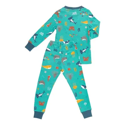 Pijama 100% bumbac organic, Under the Sea, 5-6 ani BBXCJ-PJ79-116
