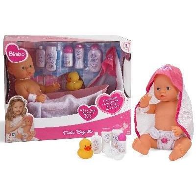 Papusa bebelus cu cadita si accesorii baie - SOLGL36798