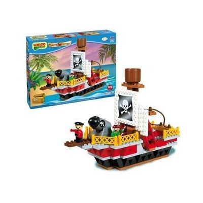 Set constructie Unico Plus Corabie pirati - SOLUN8536