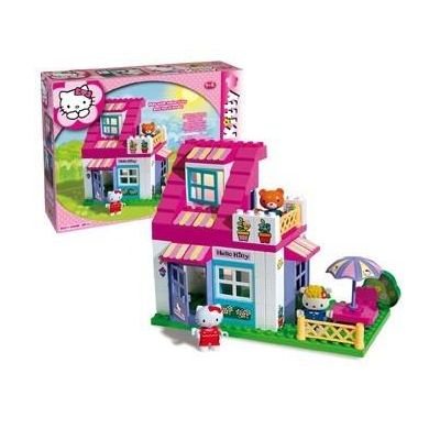Set constructie Unico Plus Hello Kitty Casuta cu terasa - SOLUN8651