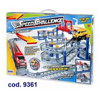 Pista masinute RS cu baterii si 2 masinute incluse - SOLRS9361