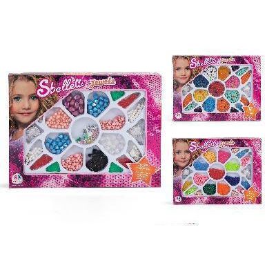 Set perline din plastic pentru bratari - SOLGL36517