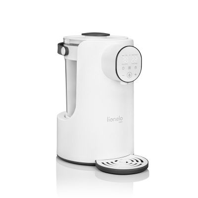 Espressor pentru lapte praf, Lionelo, Baby Presto, Functie declorizare si dozare a apei, Cu afisaj digital LED, Cu rezervor de 2 L, Alb BYNLOC-BABYPRESTO