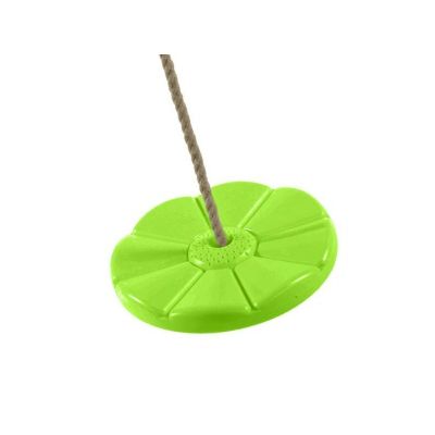 Leagan, Dice, Monkey Swing, Rotund, Cu franghie PP, Cu inaltime reglabila pana la 240 cm, 3 ani+, Limegreen BYN1916_Limegreen