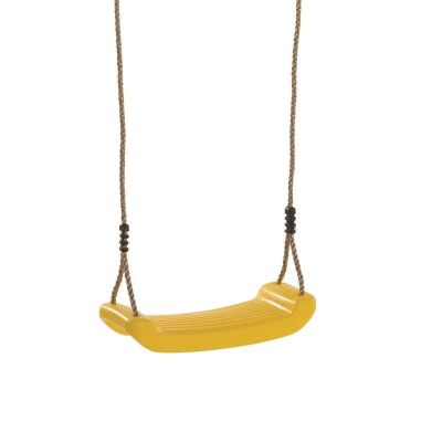 Leagan, Dice, Swing Seat, Fara spatar, Cu franghie PP, Cu inaltime reglabila pana la 240 cm, Pana la 70 kg, 3 ani+, Yellow BYN1900P1_Yellow