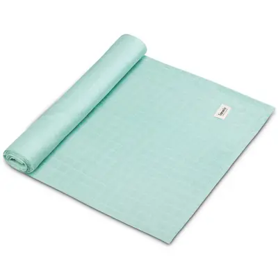 Muselina, Lionelo, Multifunctionala, Din bambus, Ideala pentru infasat, Cu proprietati antibacteriene, antifungice si antialergice, Lavabila la masina de spalat, 120x120 cm, Verde BYNLO-BAMBOO_SWADDLE_GREEN_MINT