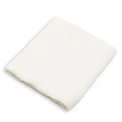 Paturica moale bebe, New Baby, Cu multiple intrebuintari, 60x60 cm, Din muselina, 100% bumbac organic, White BYN53552